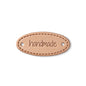 Handmade leather label, PRYM, 50x20mm