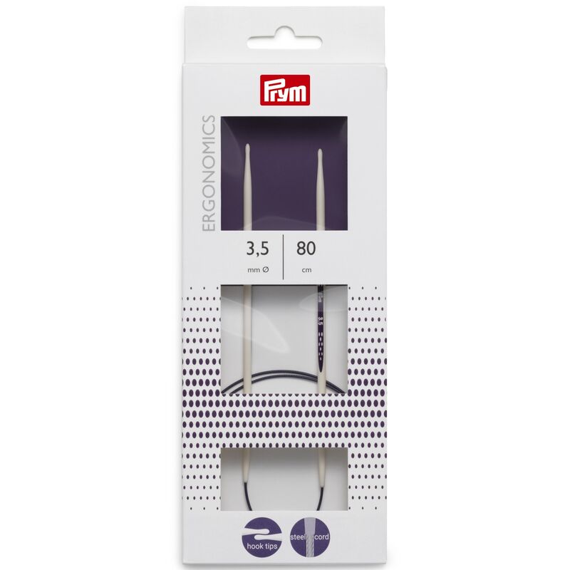 Andrele circulare ergonomice, PRYM, 80cm