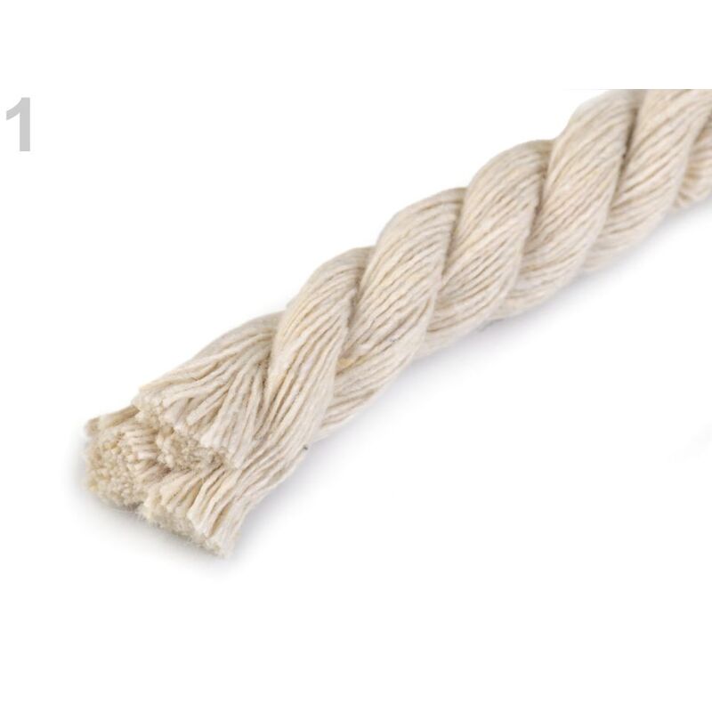 Ø12mm cotton cord - 5m - Natur