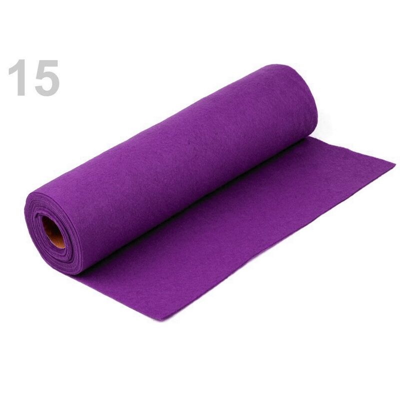 Polyester felt 41cm x 0.5m - raspberry