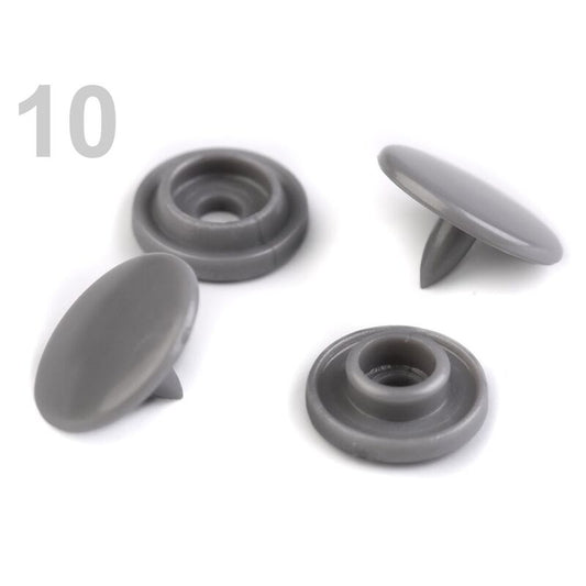 Capse plastic, 10mm, 50 perechi/set