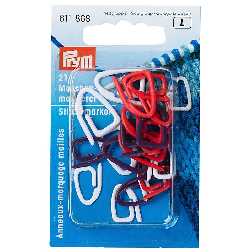 Stitch marker, PRYM, 15x22mm, 21 pcs/set