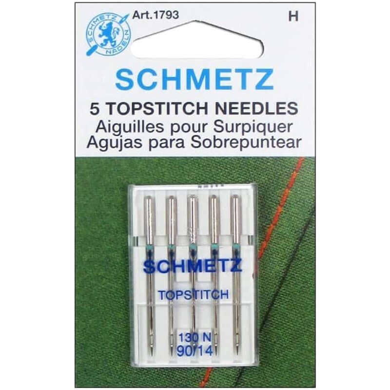 Set ace Schmetz TopStitch, pentru ate groase
