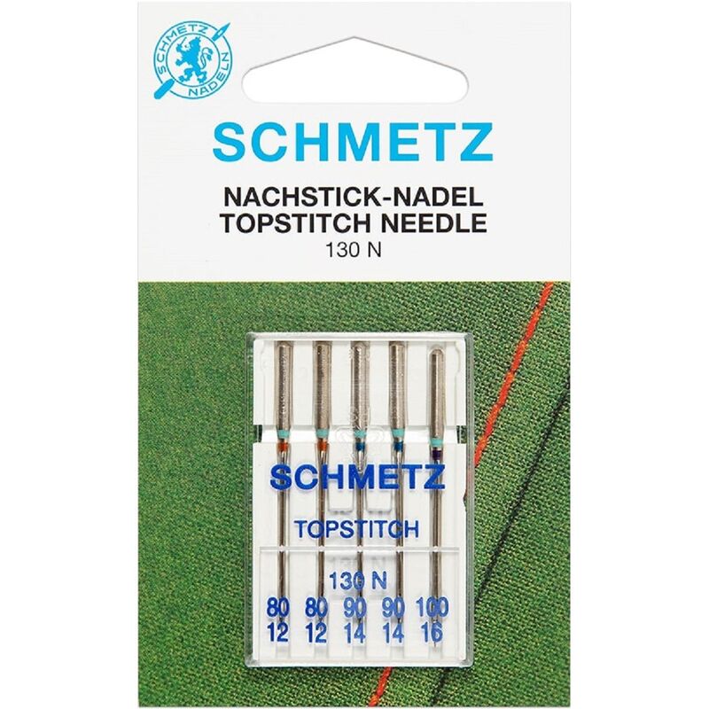 Set ace Schmetz TopStitch, pentru ate groase