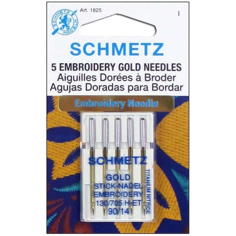SCHMETZ Gold Embroidery, ace pentru brodat, 90/14, 130/705 H-ET