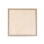 Wooden bottom for knitted baskets, 16x16cm, 790352