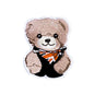 Embroidered sticker, patch, teddy bear, 5x7cm, 400109