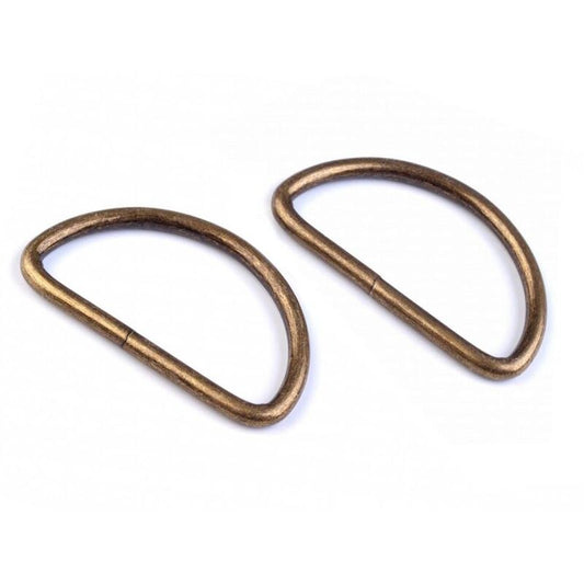 Inel D simplu 38mm, antic, set 4buc