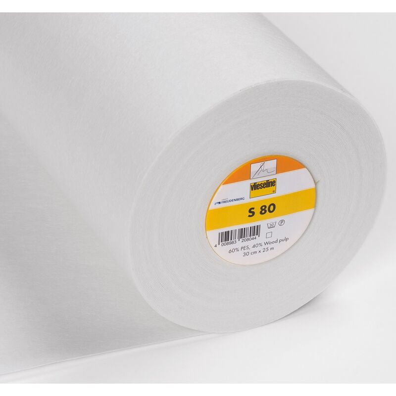 Inserție / Întăritura prin coasere, Vlieseline S80, 30cm, 0,5m/buc