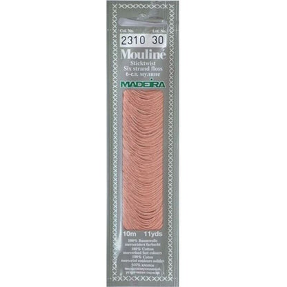 Cotton embroidery thread Mouline Madeira - 0101 - light cream