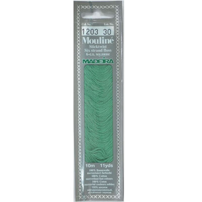 Cotton embroidery thread Mouline Madeira - 0101 - light cream