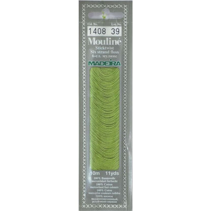 Cotton embroidery thread Mouline Madeira - 0101 - light cream