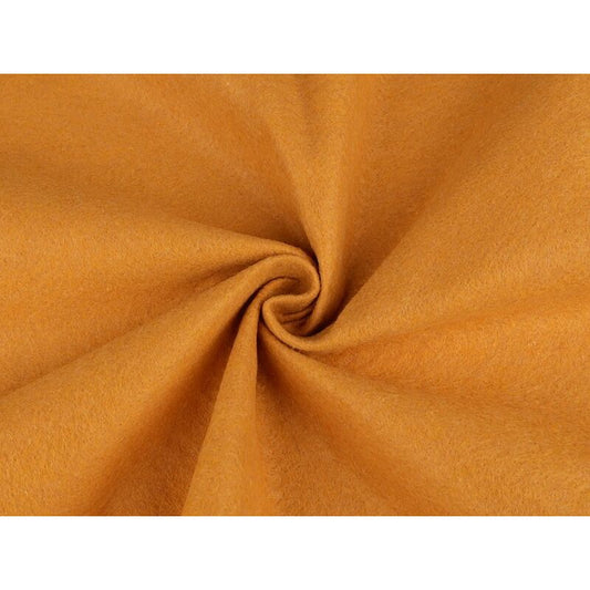 Polyester felt width 92-95cm x 0.5m - mustard 18