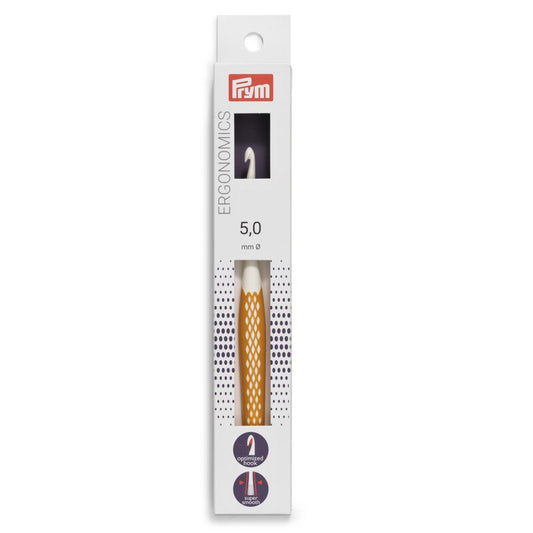 Croșetă ergonomică, PRYM, 17cm
