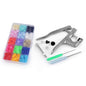 Plastic staple set with hand tool, 840178