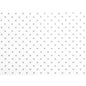 Material cotton, 2-3mm polka dots, gray on white, 160cm, 0.5m/piece