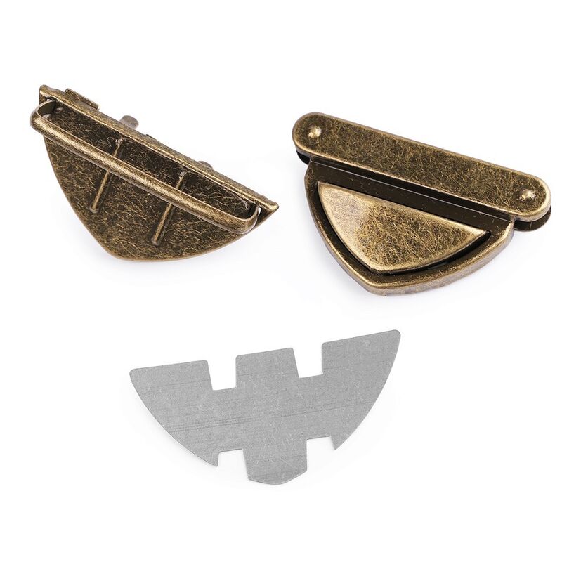 Închizator poșete, 25x50mm, metalic, triunghi