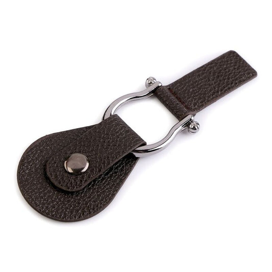 Inchizator piele ecologica decorativa, 4.2x11.5mm