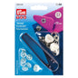 Jersey button-type staples, PRYM, white, 12mm, 12 pcs/set