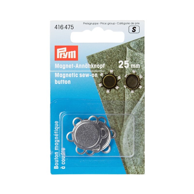 Capse magnetice de cusut, 19mm, 2 buc/set - Image 2