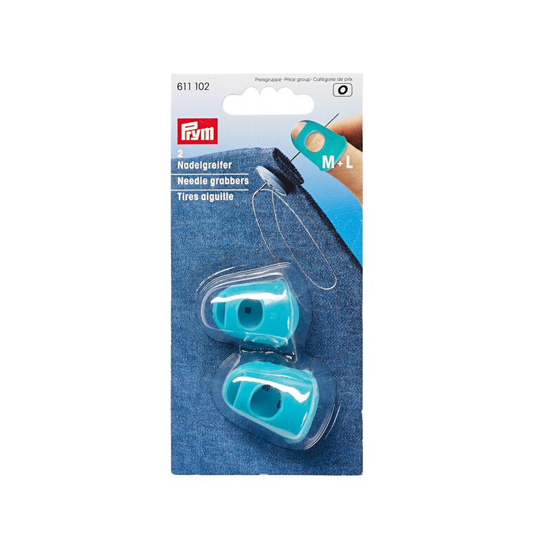 Prym silicone finger pads, sizes M and L