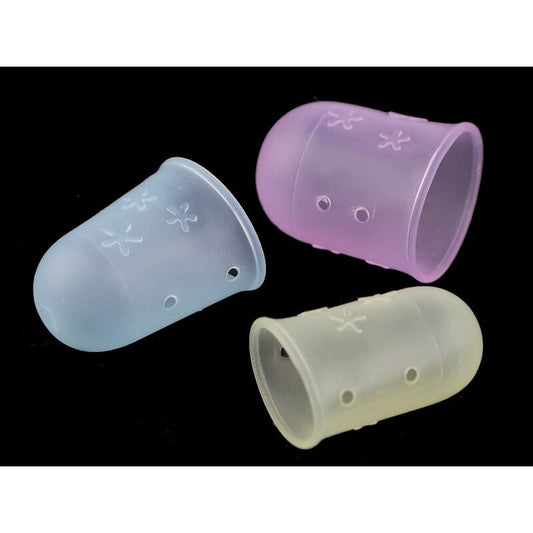 Set degetar siliconic pentru quilting si cusut, 3 mărimi