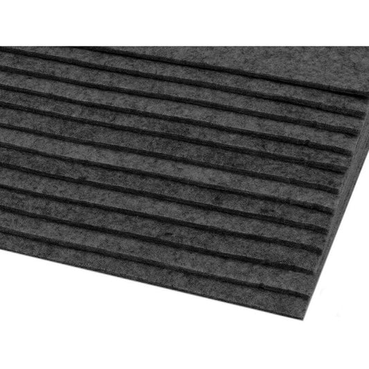 Polyester felt 20x30cm - thickness 2-3 mm - white