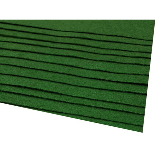 Polyester felt 20x30cm - 0.9mm, 090574 - fir green