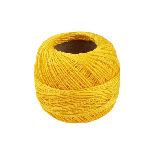Ață cotton perle Nitarna pentru brodat și croșetat, 10g, 85m