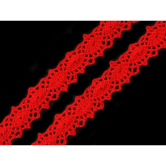 Dantelă bumbac, 12mm, 1m/buc