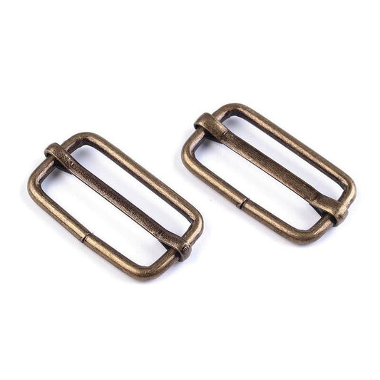 Cataramă dreptunghiulară mobilă, 25mm, 10buc/set