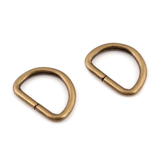 Simple D-ring 20 mm, 10pcs/set