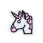 Unicorn, aplicație termoadezivă, brodată, 40x45mm
