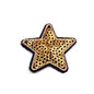 Aplicație termoadezivă stea cu paiete, diferite culori