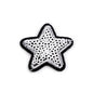 Aplicație termoadezivă stea cu paiete, diferite culori