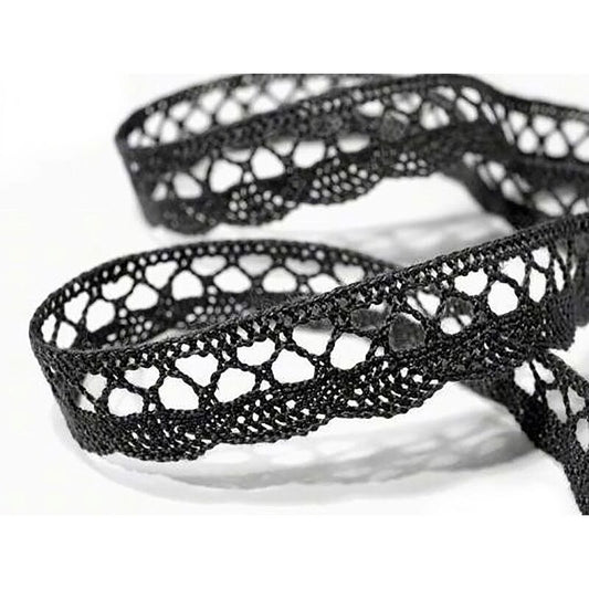 Dantelă bumbac, 18mm, 1m/buc