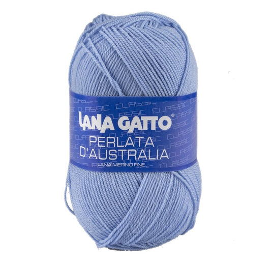 Fir de tricotat Lana Gatto, Perlata dAustralia, lână pură