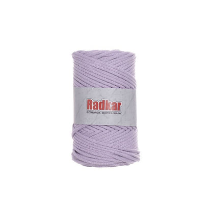 Șnur împletit din bumbac reciclat, cu miez, 4mm - Image 4