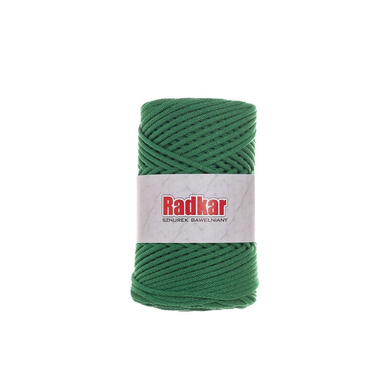 Șnur împletit din bumbac reciclat, cu miez, 4mm - Image 9
