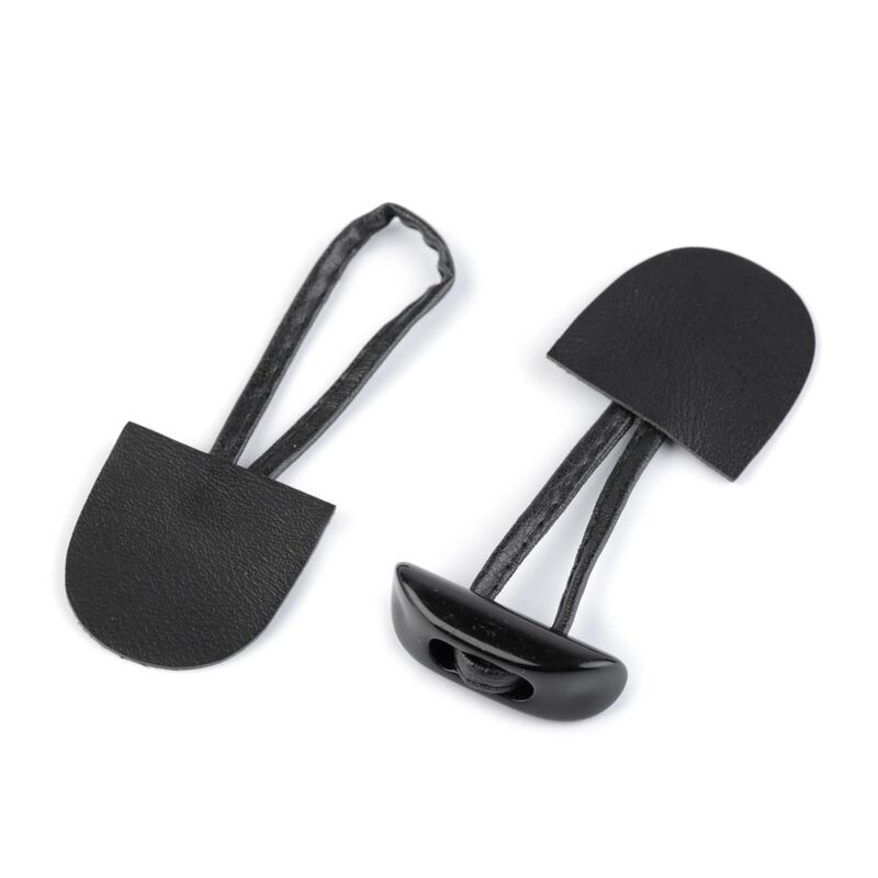 Brandenburg cu nasture plastic corn, pereche