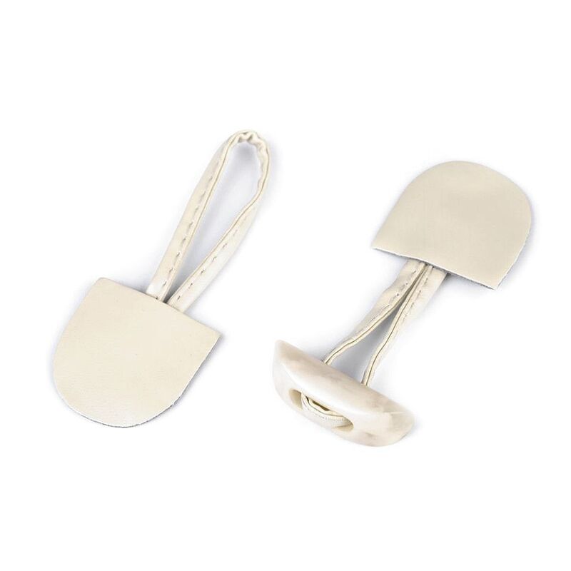 Brandenburg cu nasture plastic corn, pereche