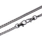 Flat metal chain for purses, with fastening system, 120cm
