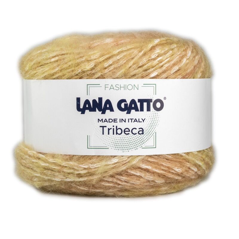 Lana Gatto knitting yarn, Tribeca, cotton, wool, alpaca and polyamide, 100g