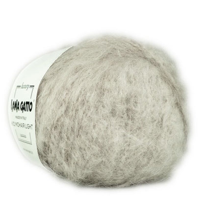 Fir de tricotat Lana Gatto, Kid Mohair Light, kid mohair și lână, 50g