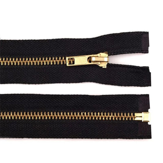 Metal zipper, detachable, 70cm