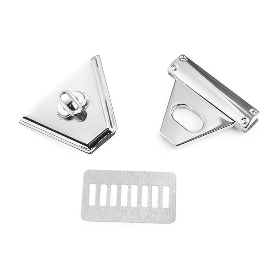 Închizător poșete, metalic, 47x50mm