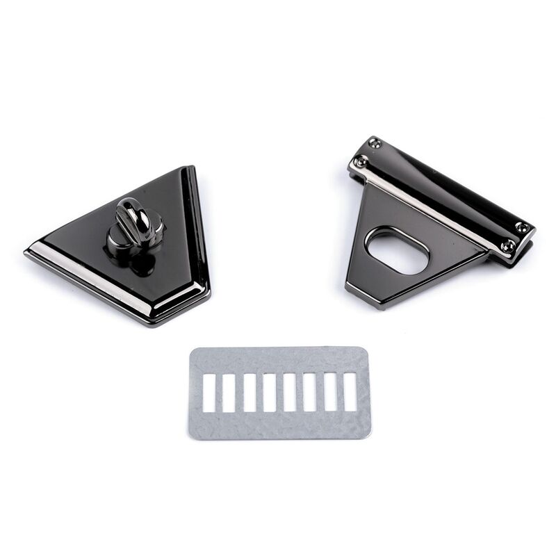 Închizător poșete, metalic, 47x50mm