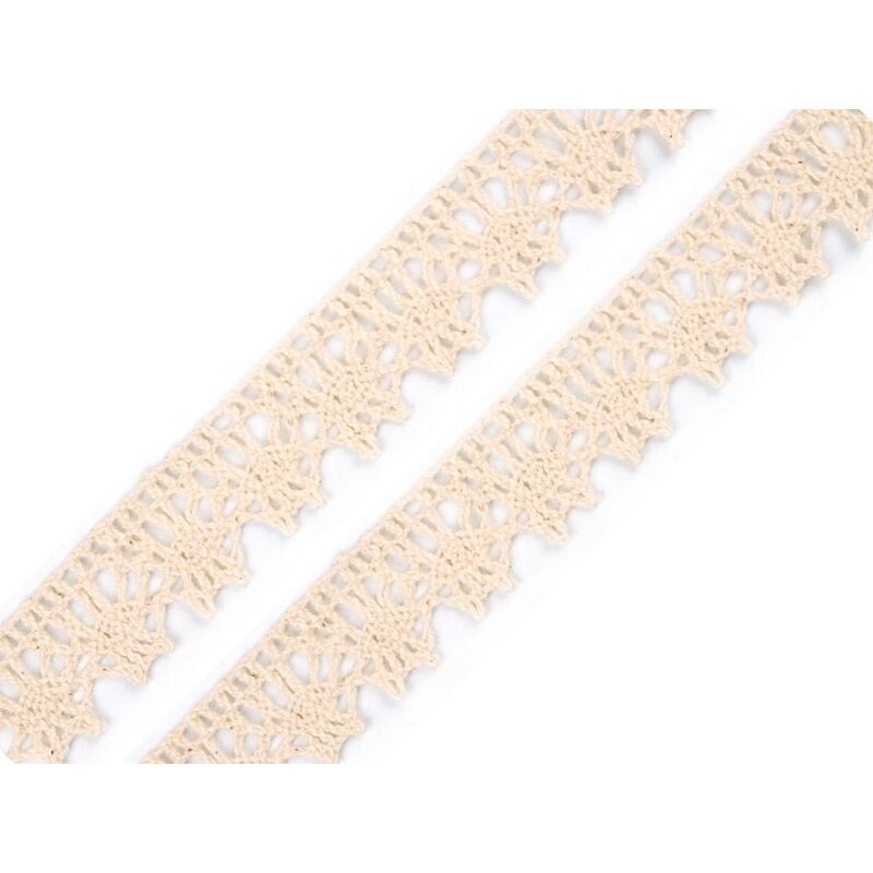 Cotton crochet lace, 15mm, 3m/piece