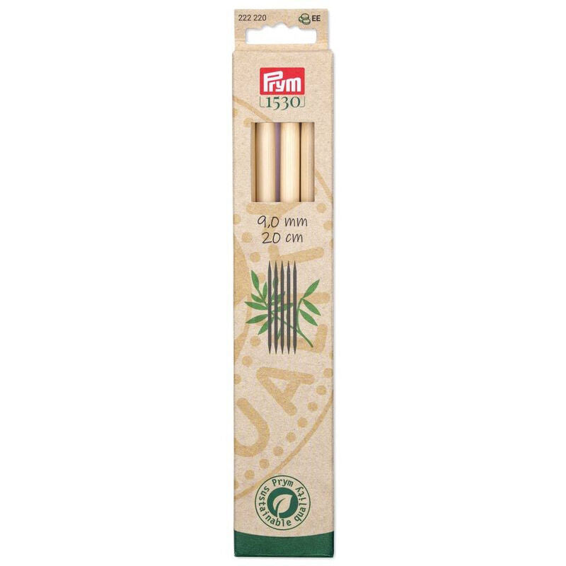 Andrele drepte din bambus, PRYM, 2mm, 15cm, 5 buc/set