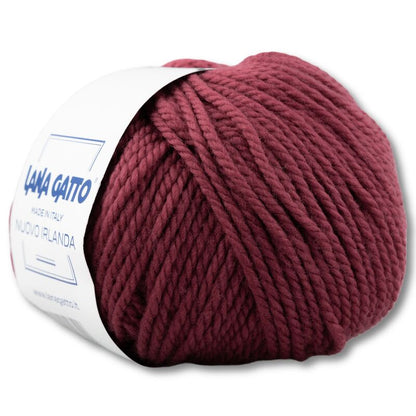 Fir de tricotat Lana Gatto, Nuovo Irlanda, lână pură merinos, 50g